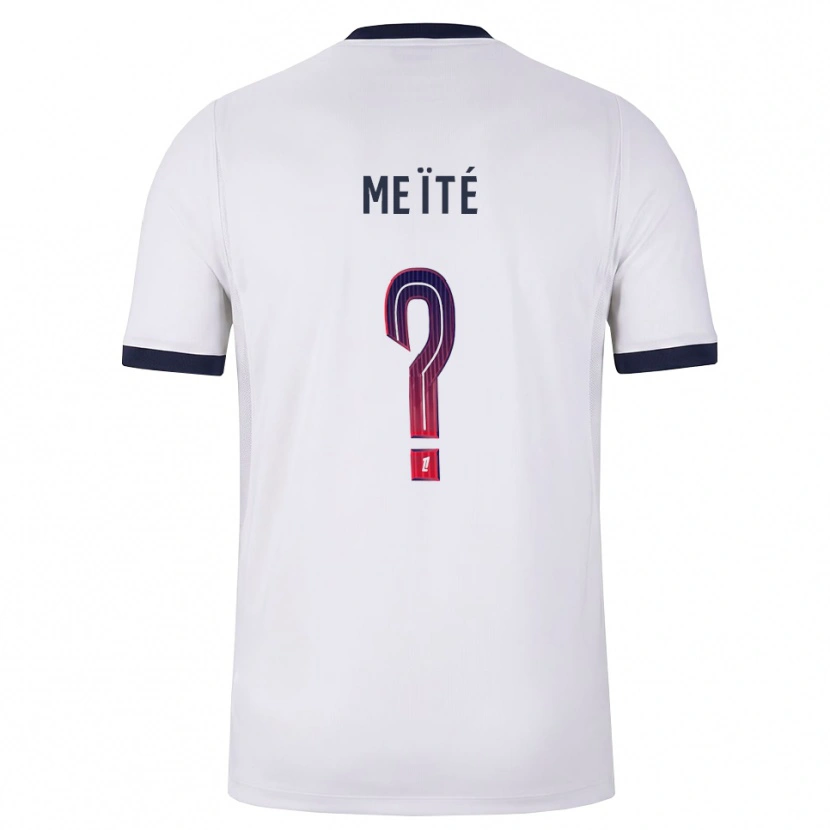 Danxen Homem Camisola Mamadou Meïté #0 Branco Preto Vermelho Alternativa 2026/27 Camisa Brasil