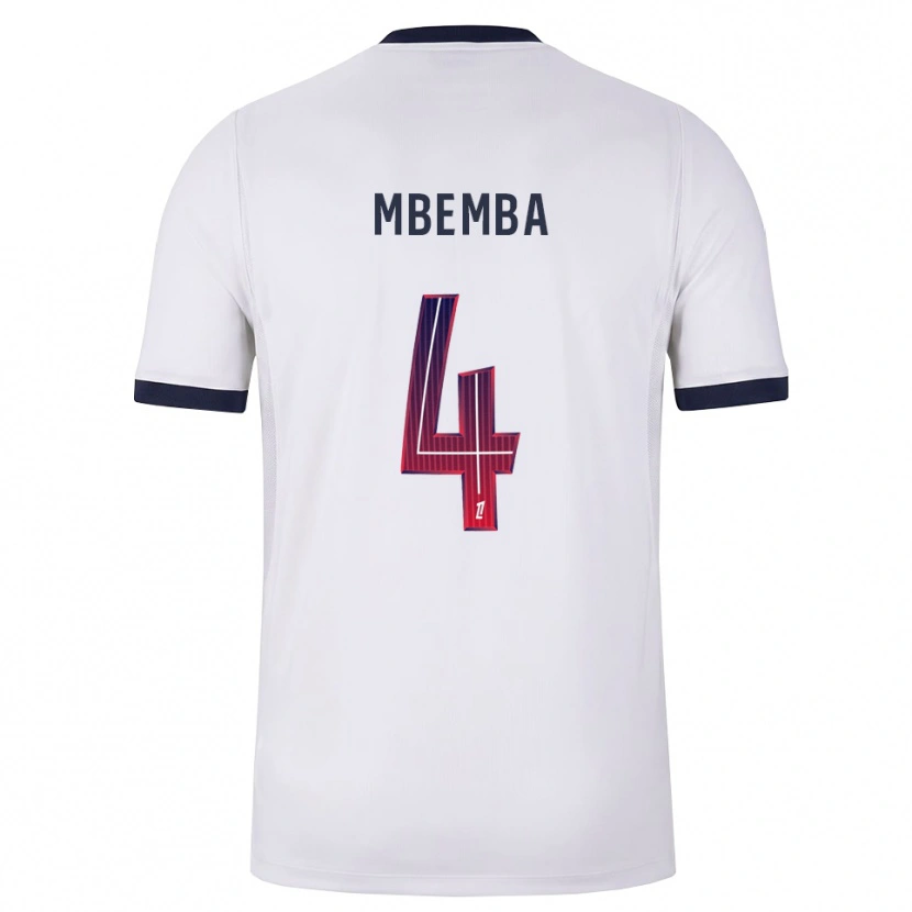 Danxen Homem Camisola Stanislas Mbemba #4 Branco Preto Vermelho Alternativa 2026/27 Camisa Brasil