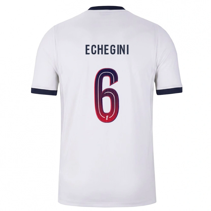 Danxen Homem Camisola Joe Echegini #6 Branco Preto Vermelho Alternativa 2026/27 Camisa Brasil
