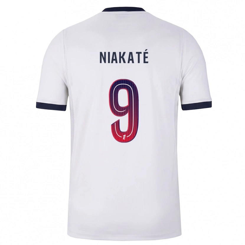 Danxen Homem Camisola Maoula Niakaté #9 Branco Preto Vermelho Alternativa 2026/27 Camisa Brasil