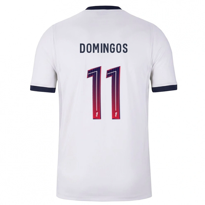 Danxen Homem Camisola Fabio Domingos #11 Branco Preto Vermelho Alternativa 2026/27 Camisa Brasil