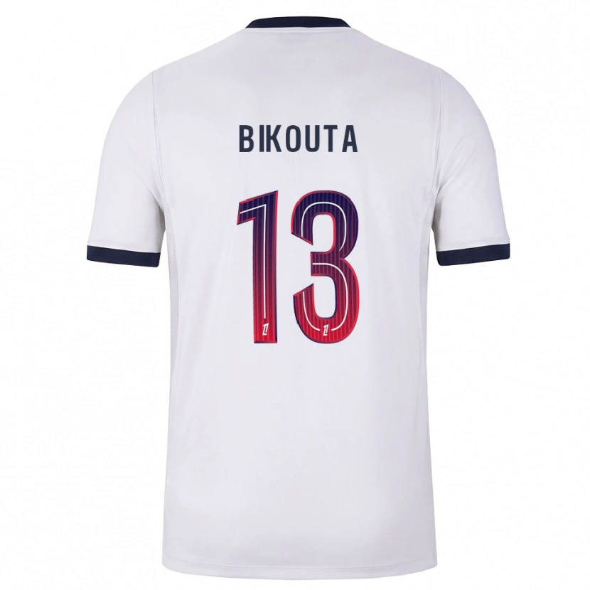 Danxen Homem Camisola Dan-Patrice Bikouta #13 Branco Preto Vermelho Alternativa 2026/27 Camisa Brasil