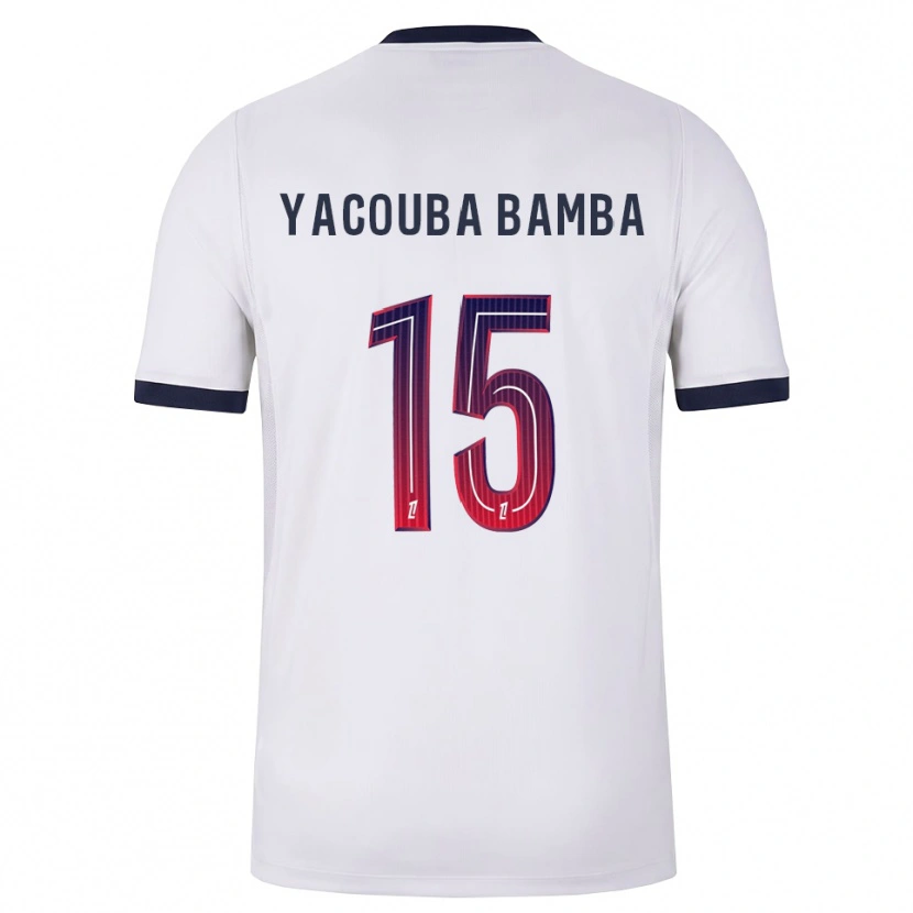 Danxen Homem Camisola Ben Yacouba Bamba #15 Branco Preto Vermelho Alternativa 2026/27 Camisa Brasil