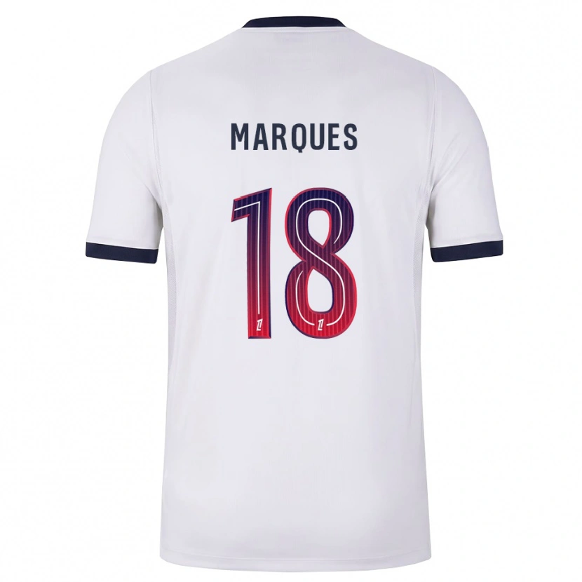 Danxen Homem Camisola Daniel Marques #18 Branco Preto Vermelho Alternativa 2026/27 Camisa Brasil
