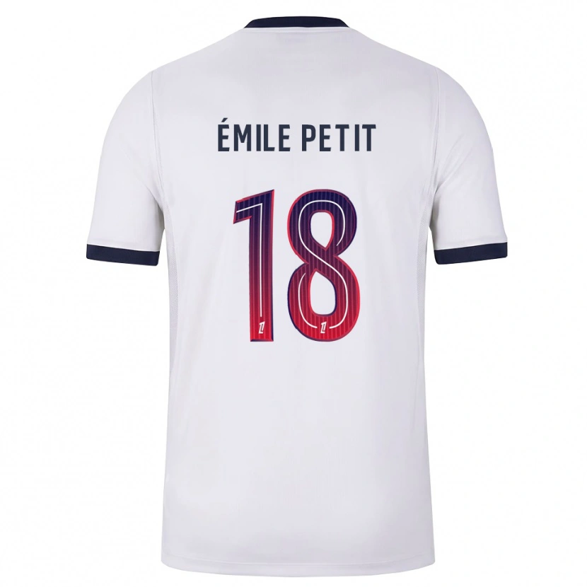 Danxen Homem Camisola Noé Émile Petit #18 Branco Preto Vermelho Alternativa 2026/27 Camisa Brasil