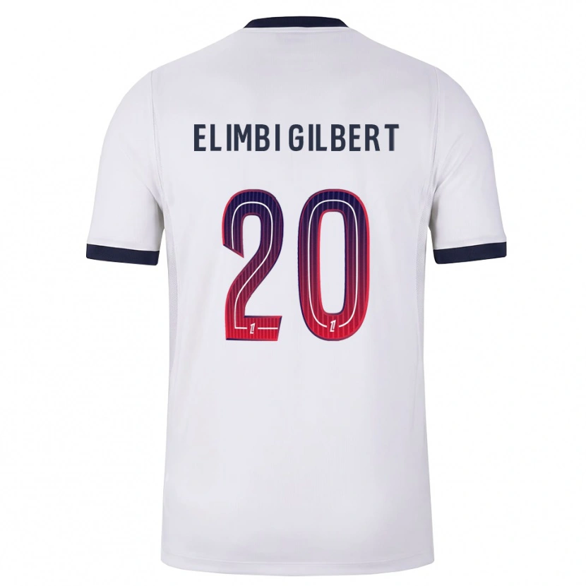 Danxen Homem Camisola Tara Elimbi Gilbert #20 Branco Preto Vermelho Alternativa 2026/27 Camisa Brasil