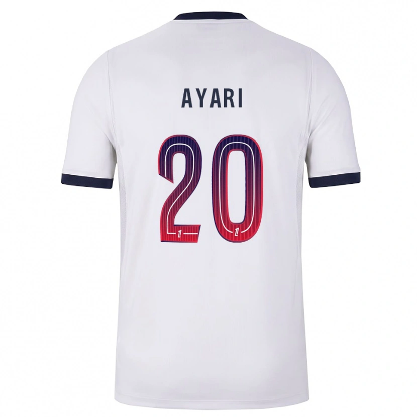 Danxen Homem Camisola Adam Ayari #20 Branco Preto Vermelho Alternativa 2026/27 Camisa Brasil