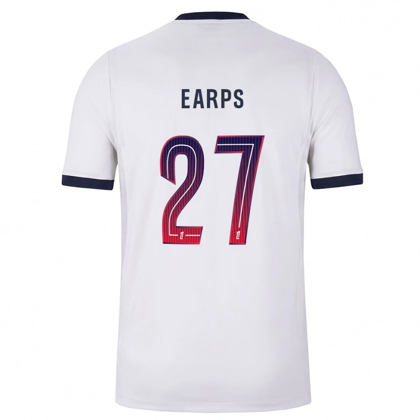 Danxen Homem Camisola Mary Earps #27 Branco Preto Vermelho Alternativa 2026/27 Camisa Brasil