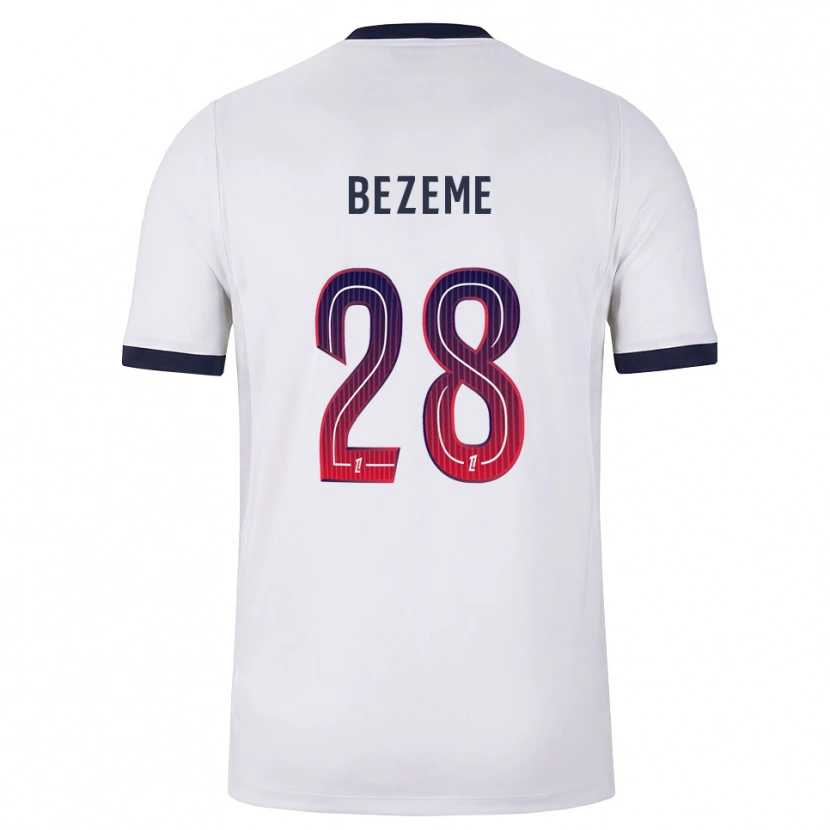 Danxen Homem Camisola Noa Bezeme #28 Branco Preto Vermelho Alternativa 2026/27 Camisa Brasil