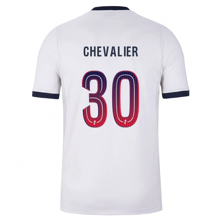 Danxen Homem Camisola Lucas Chevalier #30 Branco Preto Vermelho Alternativa 2026/27 Camisa Brasil