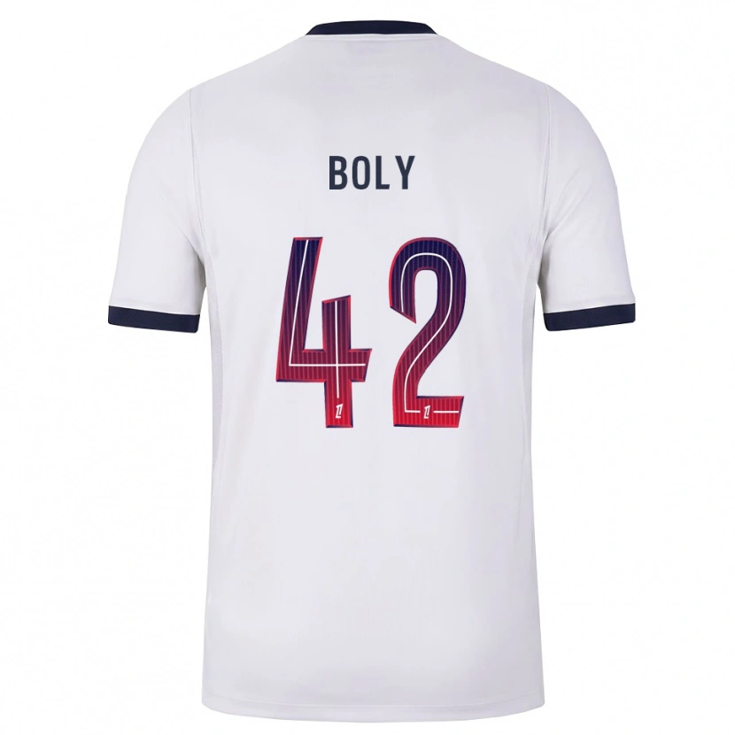 Danxen Homem Camisola David Boly #42 Branco Preto Vermelho Alternativa 2026/27 Camisa Brasil