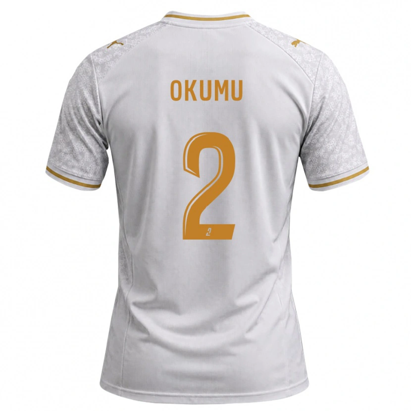 Danxen Homem Camisola Joseph Okumu #2 Cinza Dourado Branco Alternativa 2026/27 Camisa Brasil