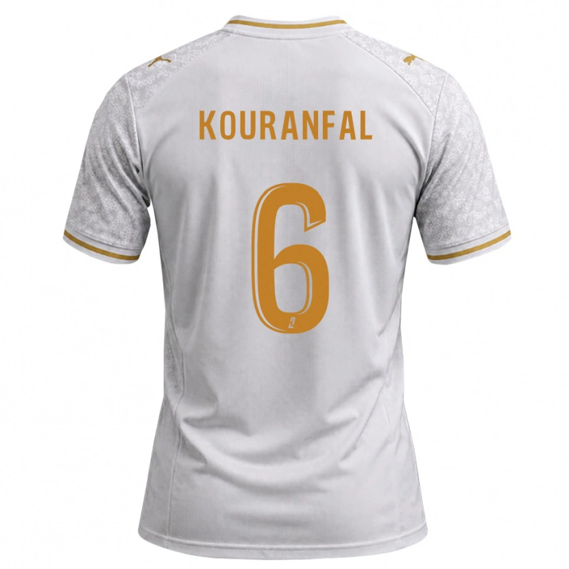 Danxen Homem Camisola Chamsedin Kouranfal #6 Cinza Dourado Branco Alternativa 2026/27 Camisa Brasil