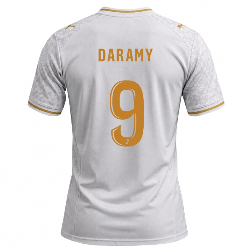 Danxen Homem Camisola Mohamed Daramy #9 Cinza Dourado Branco Alternativa 2026/27 Camisa Brasil