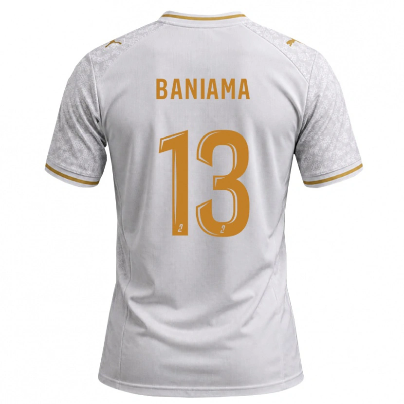 Danxen Homem Camisola Messie Baniama #13 Cinza Dourado Branco Alternativa 2026/27 Camisa Brasil