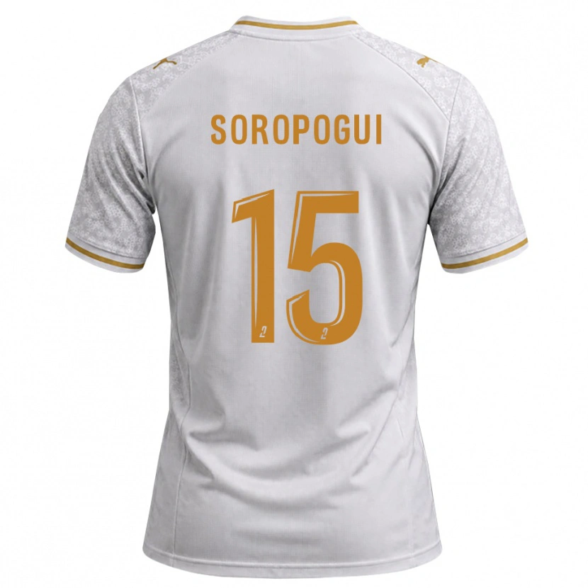 Danxen Homem Camisola Yanis Soropogui #15 Cinza Dourado Branco Alternativa 2026/27 Camisa Brasil