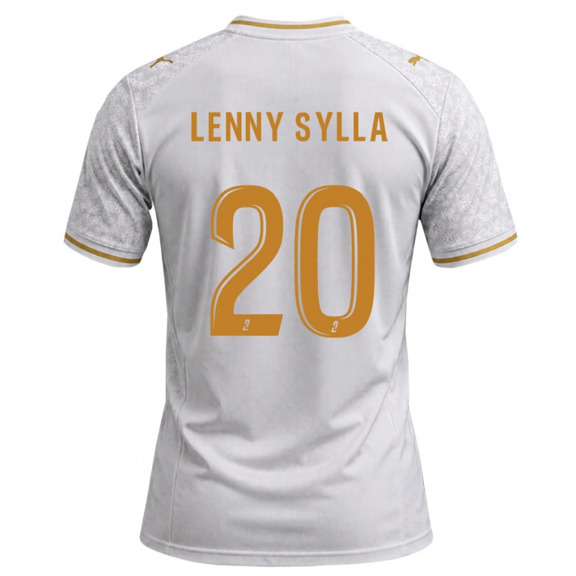 Danxen Homem Camisola Lenny Sylla #20 Cinza Dourado Branco Alternativa 2026/27 Camisa Brasil