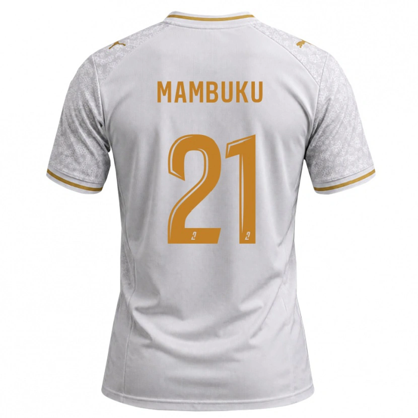 Danxen Homem Camisola Jean Mambuku #21 Cinza Dourado Branco Alternativa 2026/27 Camisa Brasil
