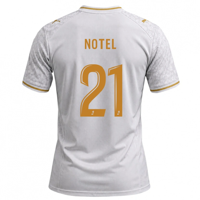 Danxen Homem Camisola Lea Notel #21 Cinza Dourado Branco Alternativa 2026/27 Camisa Brasil
