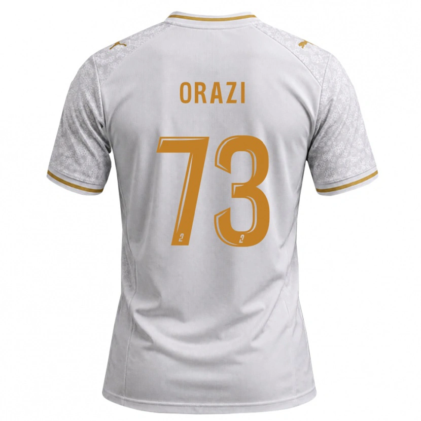 Danxen Homem Camisola Ike Orazi #73 Cinza Dourado Branco Alternativa 2026/27 Camisa Brasil