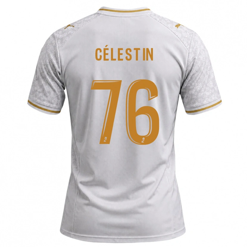 Danxen Homem Camisola Jean-Philippe Célestin #76 Cinza Dourado Branco Alternativa 2026/27 Camisa Brasil