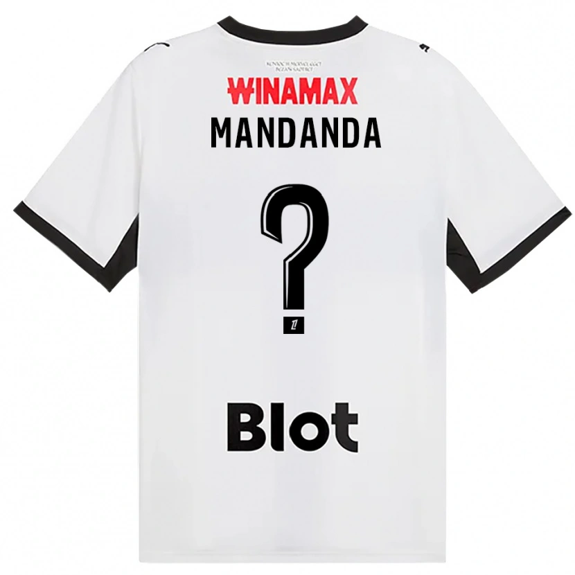 Danxen Homem Camisola Sacha Mandanda #0 Preto Branco Vermelho Alternativa 2026/27 Camisa Brasil