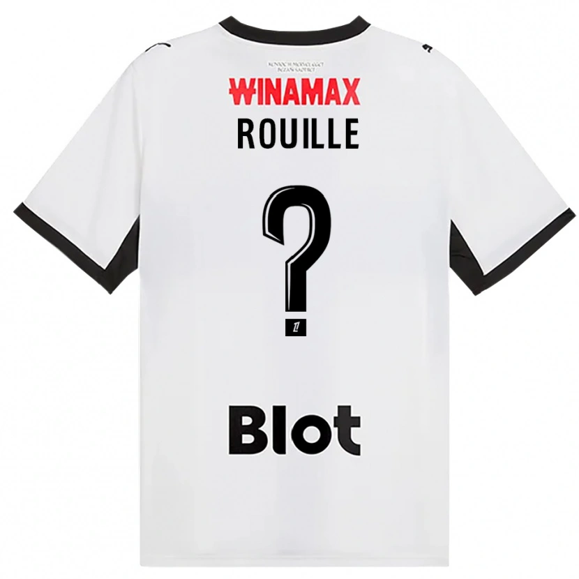 Danxen Homem Camisola Léo Rouillé #0 Preto Branco Vermelho Alternativa 2026/27 Camisa Brasil