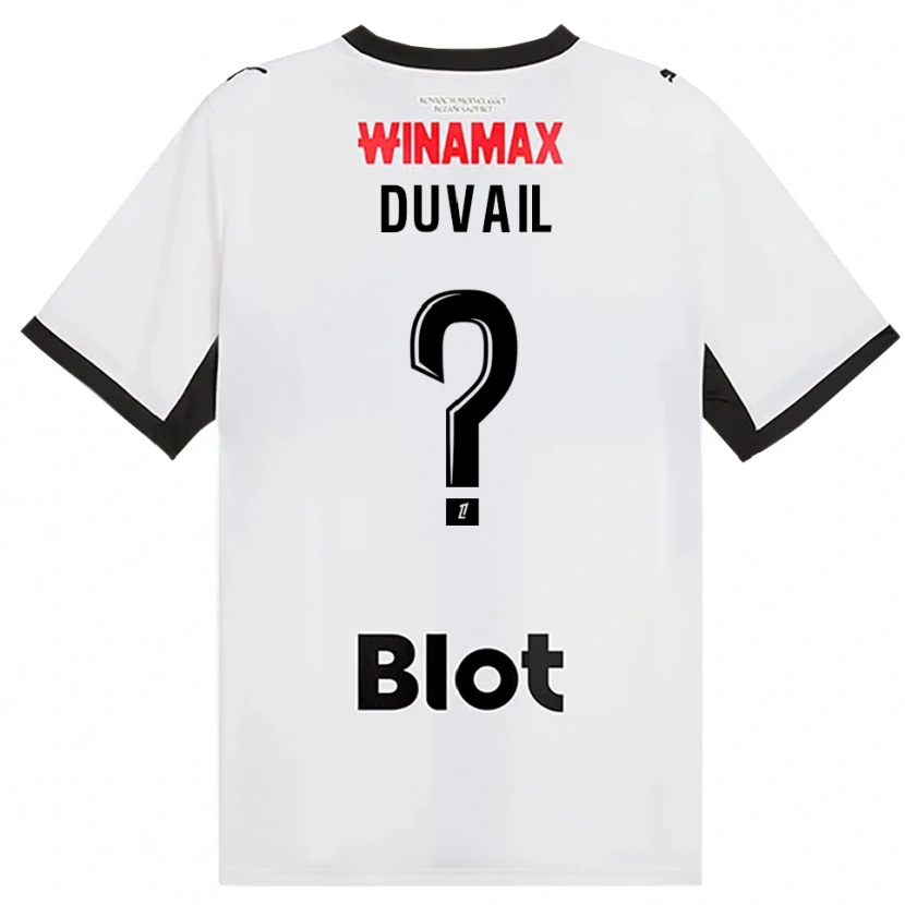 Danxen Homem Camisola Jules Duvail #0 Preto Branco Vermelho Alternativa 2026/27 Camisa Brasil