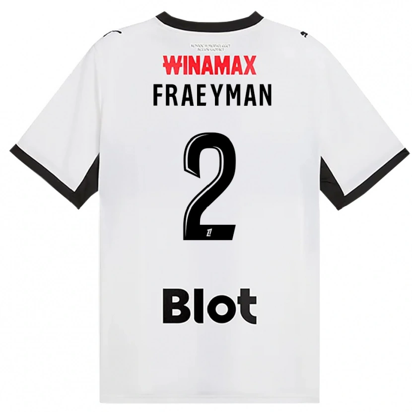 Danxen Homem Camisola Dorian Fraeyman #2 Preto Branco Vermelho Alternativa 2026/27 Camisa Brasil