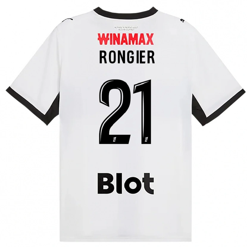 Danxen Homem Camisola Valentin Rongier #21 Preto Branco Vermelho Alternativa 2026/27 Camisa Brasil