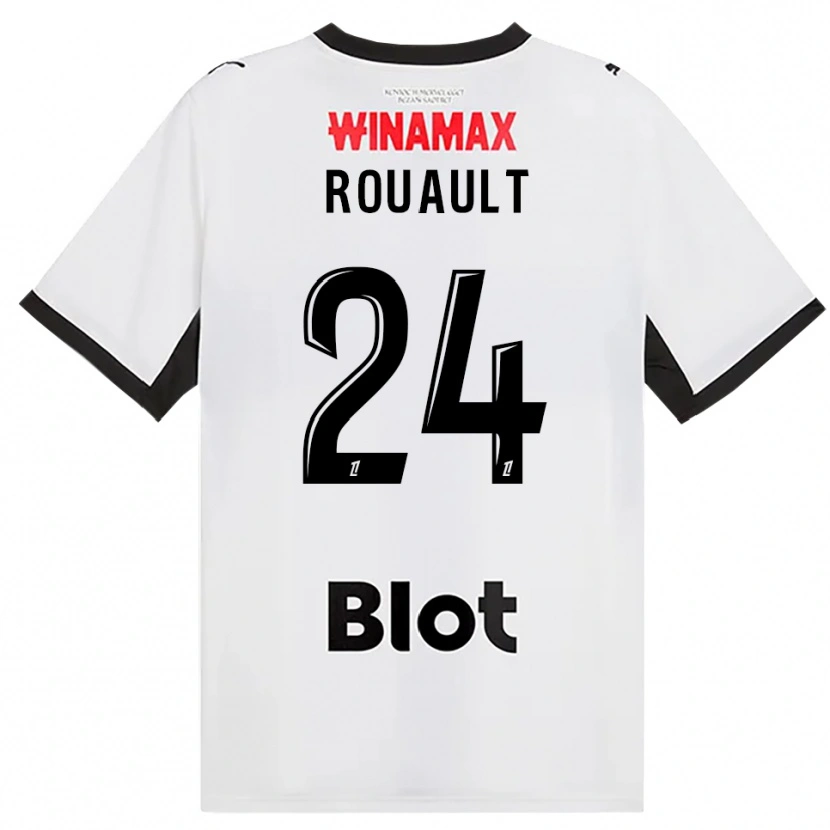 Danxen Homem Camisola Anthony Rouault #24 Preto Branco Vermelho Alternativa 2026/27 Camisa Brasil