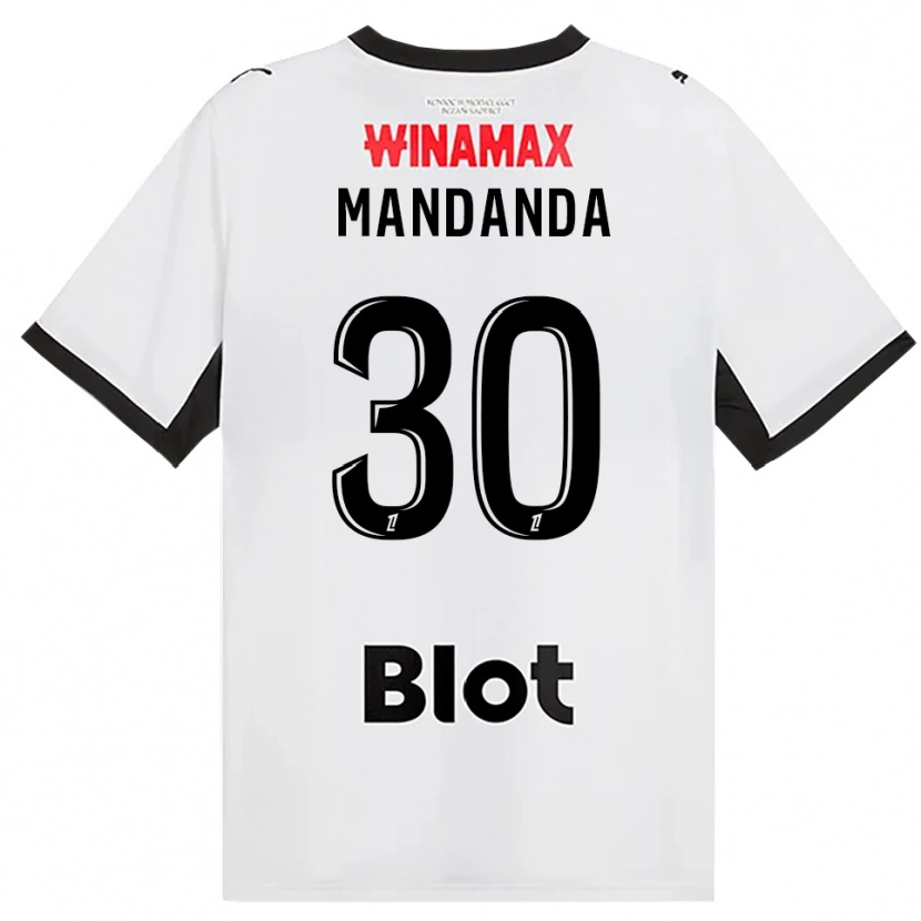 Danxen Homem Camisola Steve Mandanda #30 Preto Branco Vermelho Alternativa 2026/27 Camisa Brasil