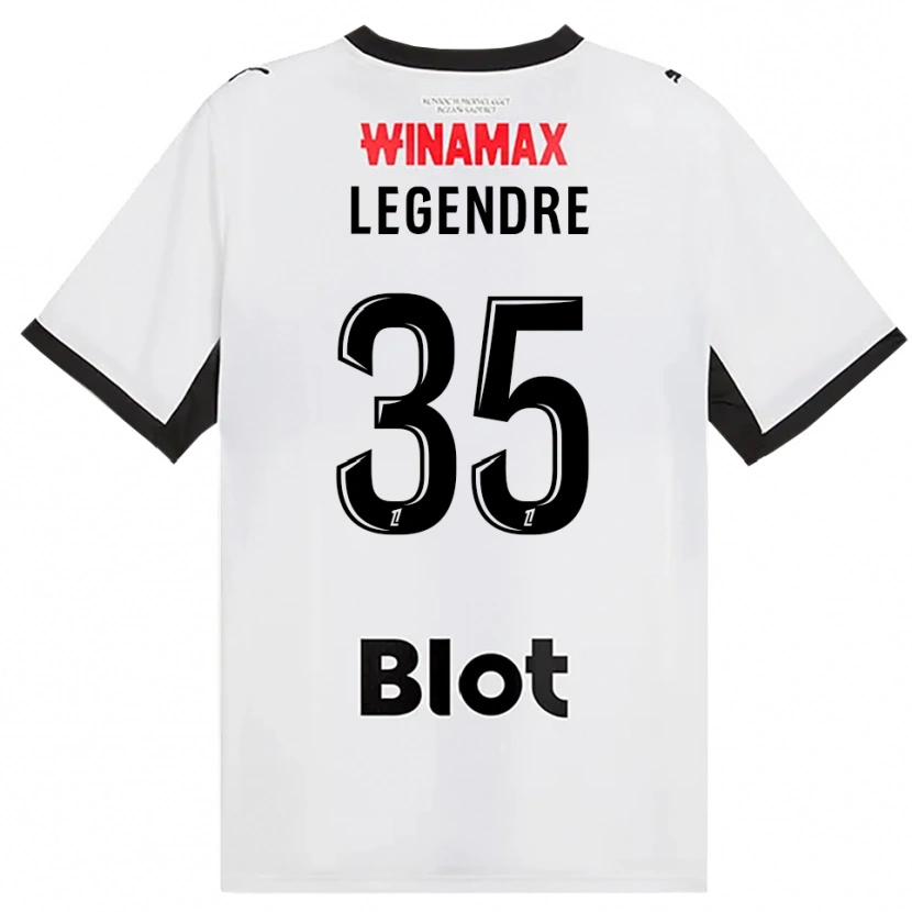 Danxen Homem Camisola Elías Legendre Quiñónez #35 Preto Branco Vermelho Alternativa 2026/27 Camisa Brasil