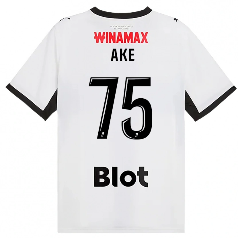 Danxen Homem Camisola Junior Ake #75 Preto Branco Vermelho Alternativa 2026/27 Camisa Brasil