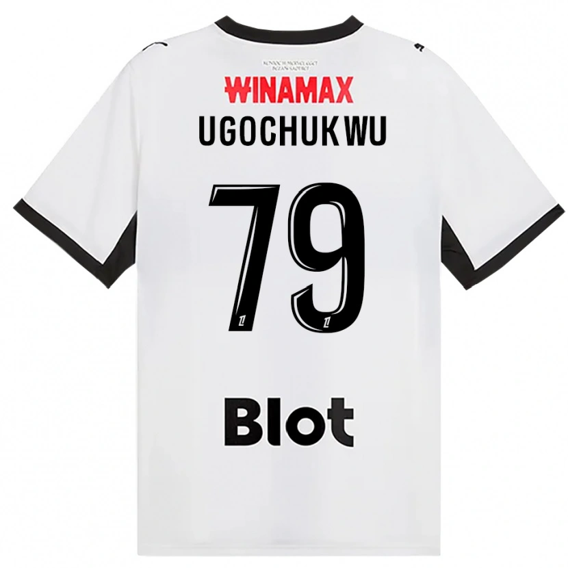 Danxen Homem Camisola Chibuike Ugochukwu #79 Preto Branco Vermelho Alternativa 2026/27 Camisa Brasil