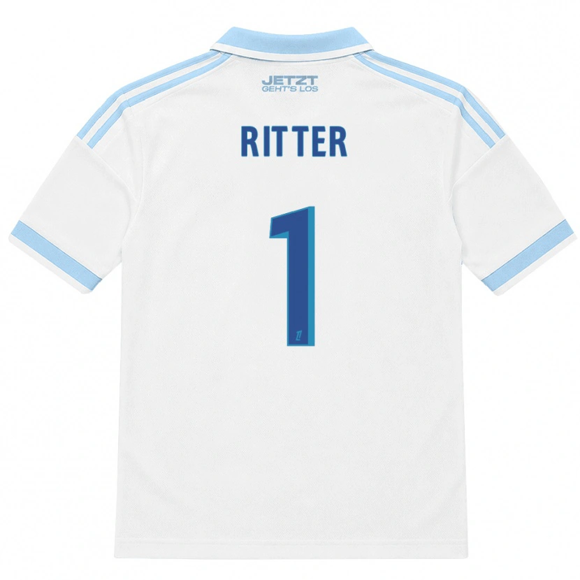 Danxen Homem Camisola Maxime Ritter #1 Azul Céu Claro Branco Vermelho Alternativa 2026/27 Camisa Brasil
