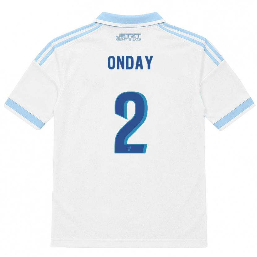 Danxen Homem Camisola Georges Onday #2 Azul Céu Claro Branco Vermelho Alternativa 2026/27 Camisa Brasil