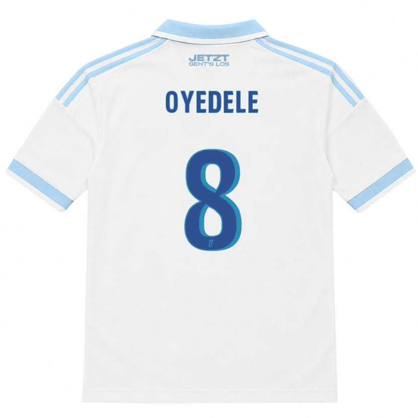 Danxen Homem Camisola Maxi Oyedele #8 Azul Céu Claro Branco Vermelho Alternativa 2026/27 Camisa Brasil