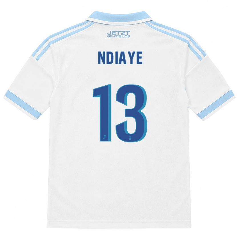 Danxen Homem Camisola Serigne Ndiaye #13 Azul Céu Claro Branco Vermelho Alternativa 2026/27 Camisa Brasil