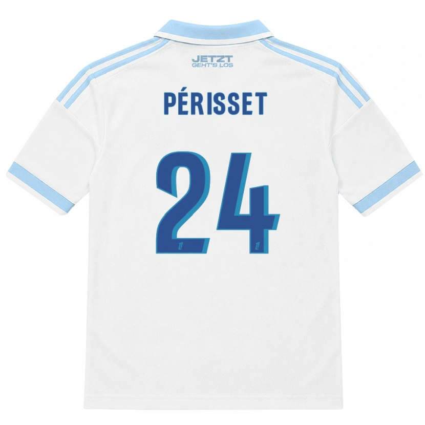 Danxen Homem Camisola Ève Périsset #24 Azul Céu Claro Branco Vermelho Alternativa 2026/27 Camisa Brasil