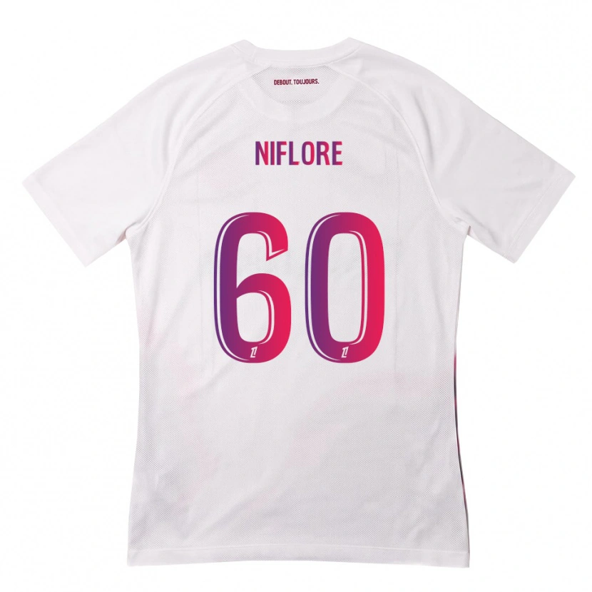 Danxen Homem Camisola Mathys Niflore #60 Branco Rosa Roxo Alternativa 2026/27 Camisa Brasil