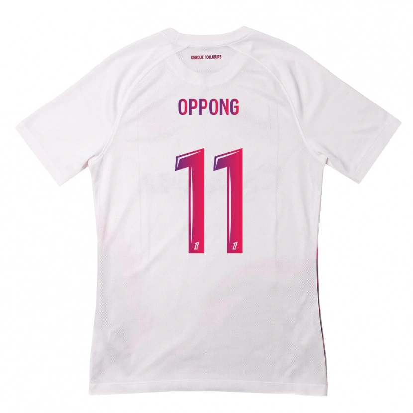 Danxen Homem Camisola Sion Oppong #11 Branco Rosa Roxo Alternativa 2026/27 Camisa Brasil
