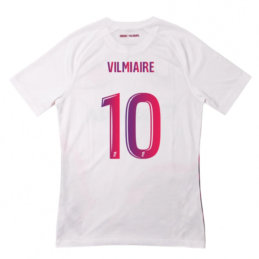 Danxen Homem Camisola Kelly Vilmiaire #10 Branco Rosa Roxo Alternativa 2026/27 Camisa Brasil