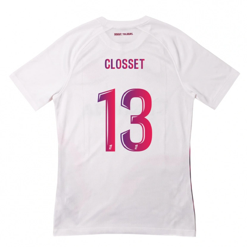 Danxen Homem Camisola Océane Closset #13 Branco Rosa Roxo Alternativa 2026/27 Camisa Brasil