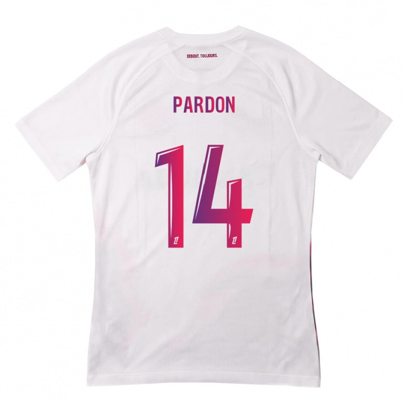 Danxen Homem Camisola Pauline Pardon #14 Branco Rosa Roxo Alternativa 2026/27 Camisa Brasil