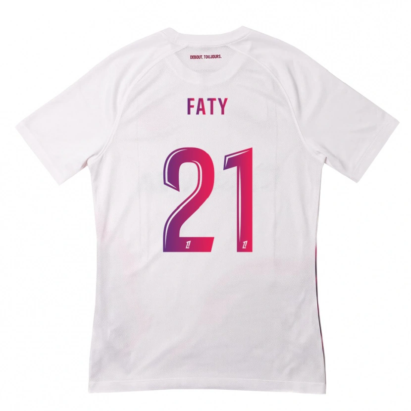 Danxen Homem Camisola Enzo Faty #21 Branco Rosa Roxo Alternativa 2026/27 Camisa Brasil