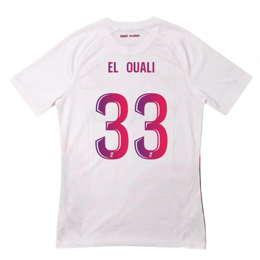 Danxen Homem Camisola Adam El Ouali #33 Branco Rosa Roxo Alternativa 2026/27 Camisa Brasil