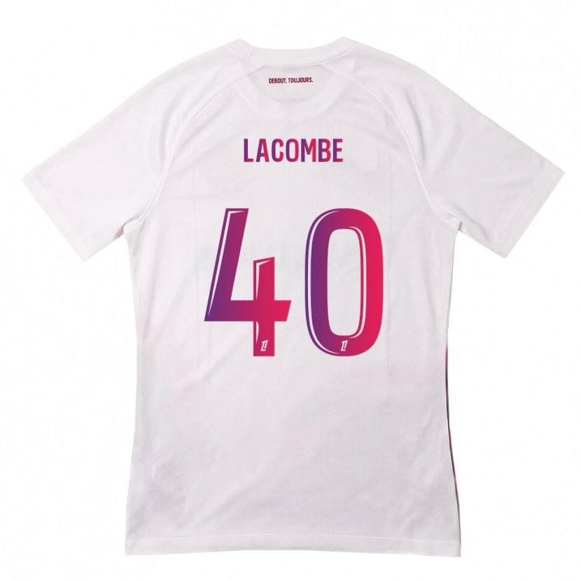 Danxen Homem Camisola Justin Lacombe #40 Branco Rosa Roxo Alternativa 2026/27 Camisa Brasil