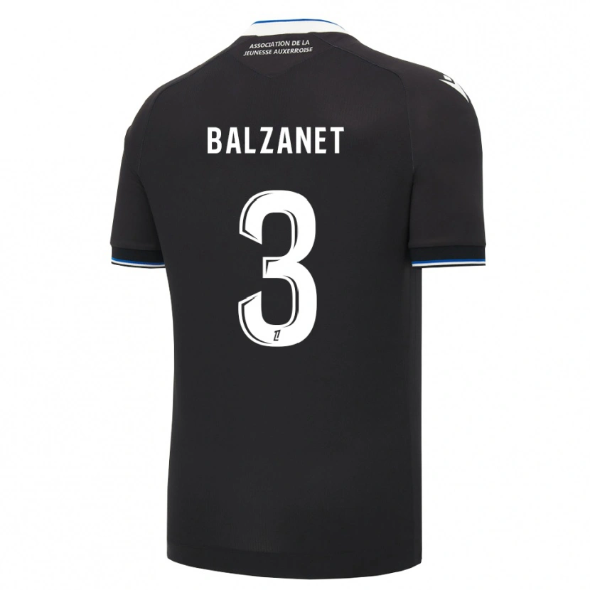 Danxen Homem Camisola Guillaume Balzanet #3 Preto Azul Branco Alternativa 2026/27 Camisa Brasil