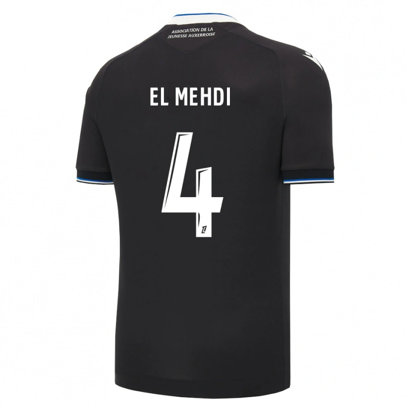 Danxen Homem Camisola Chihab El Mehdi #4 Preto Azul Branco Alternativa 2026/27 Camisa Brasil